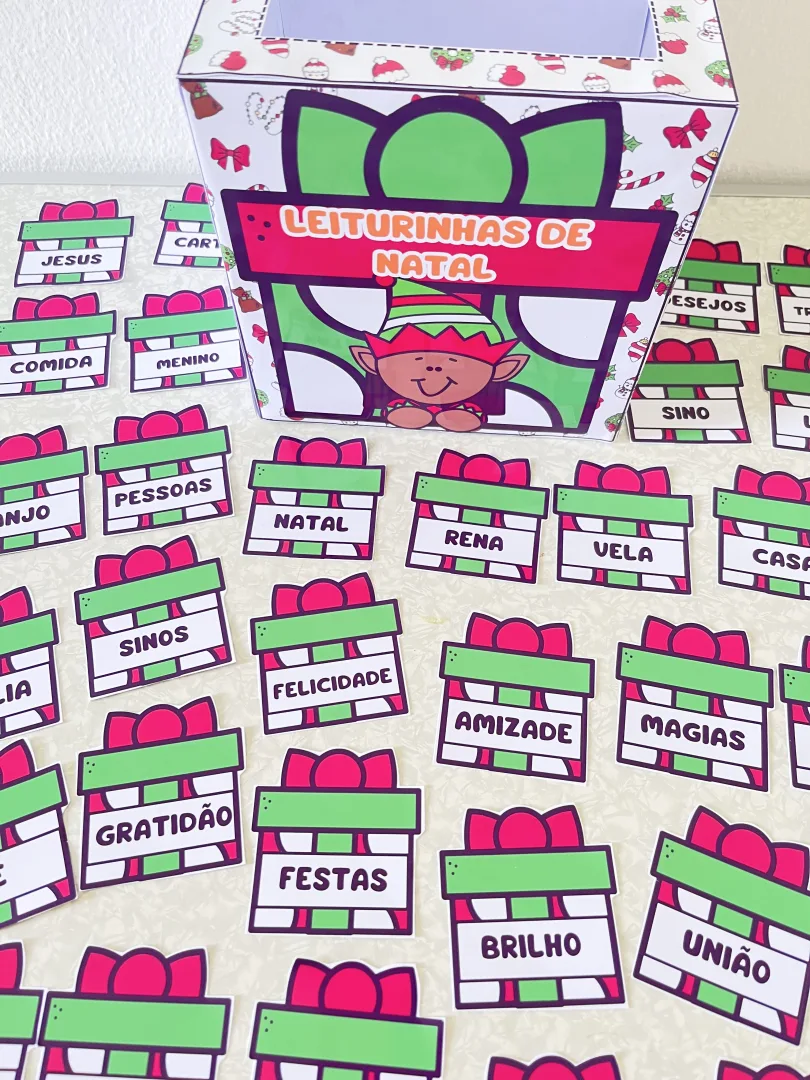 Leiturinhas de Natal - Alfabetização - PDF - 30 palavras — imagem 4
