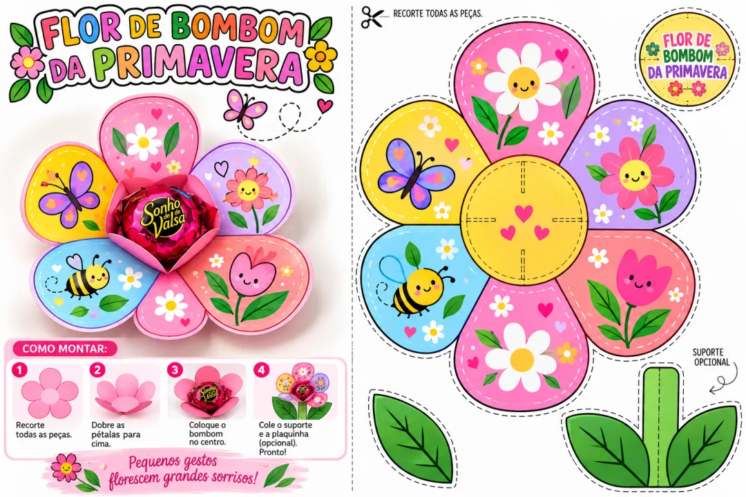 Lembrancinha Bombom de Chocolate - Educação Infantil - PDF — imagem 4