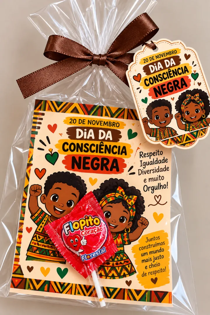 Lembrancinha Consciência Negra - PDF - Educação Infantil — imagem 2