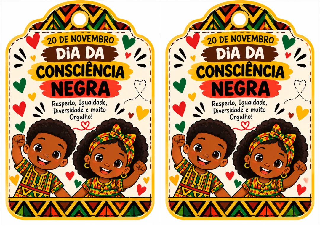 Lembrancinha Consciência Negra - PDF - Educação Infantil — imagem 4