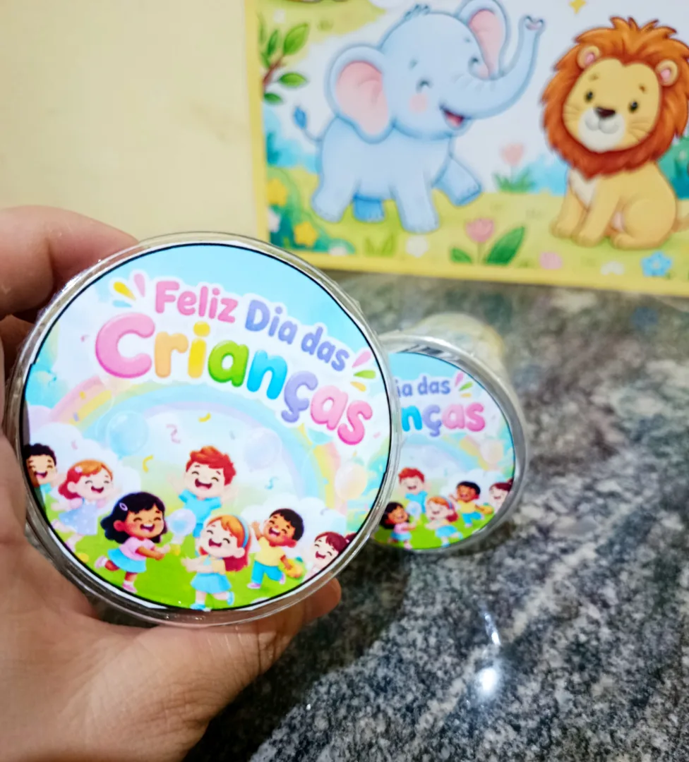 Lembrancinha Copo Personalizado – Dia das Crianças em PDF — imagem 4