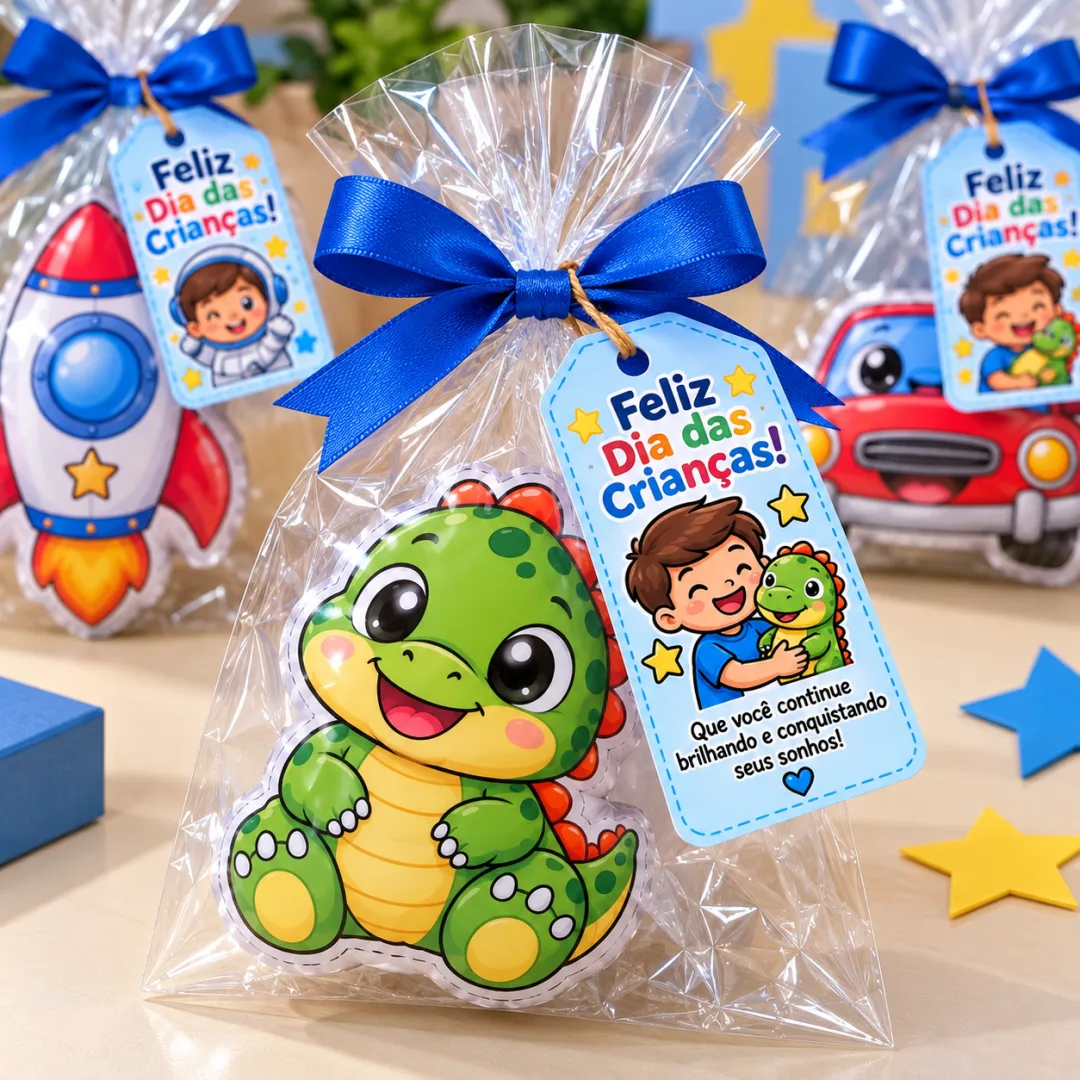 Lembrancinha de Dia das Crianças – Kit de Squishies para Meninas e Meninos Imprima, Monte e Brinque em PDF — imagem 2