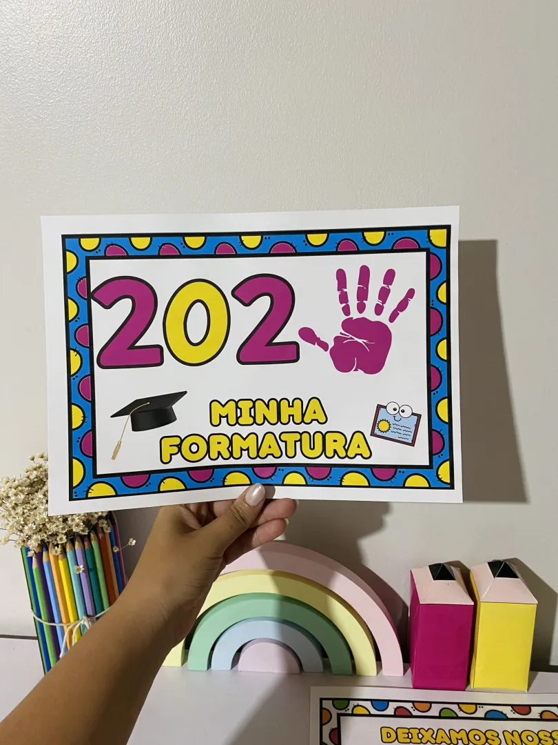 LEMBRANCINHA DE ENCERRAMENTO: CARIMBO DAS MÃOS — imagem 4