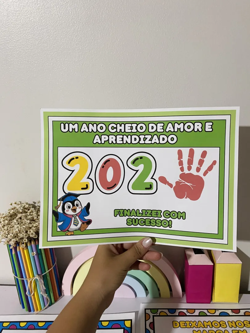 LEMBRANCINHA DE ENCERRAMENTO: CARIMBO DAS MÃOS — imagem 5