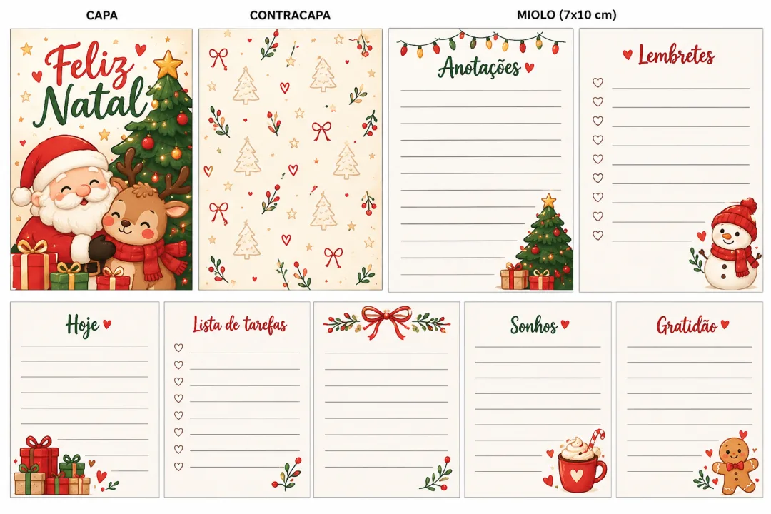 Bloquinho de Anotação de Natal - Educação Infantil - PDF — imagem 2