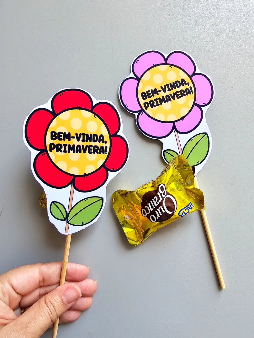 Lembrancinha de Primavera em formato de Florzinha — imagem 4