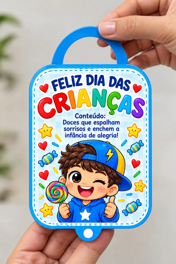 Lembrancinha Dia das Crianças para Imprimir – Meninas e Meninos — imagem 3