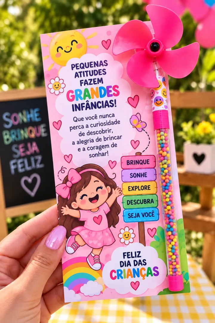 Lembrancinha Dia das Crianças – Tag para Ioiô Infantil Menina e Menino em PDF — imagem 3