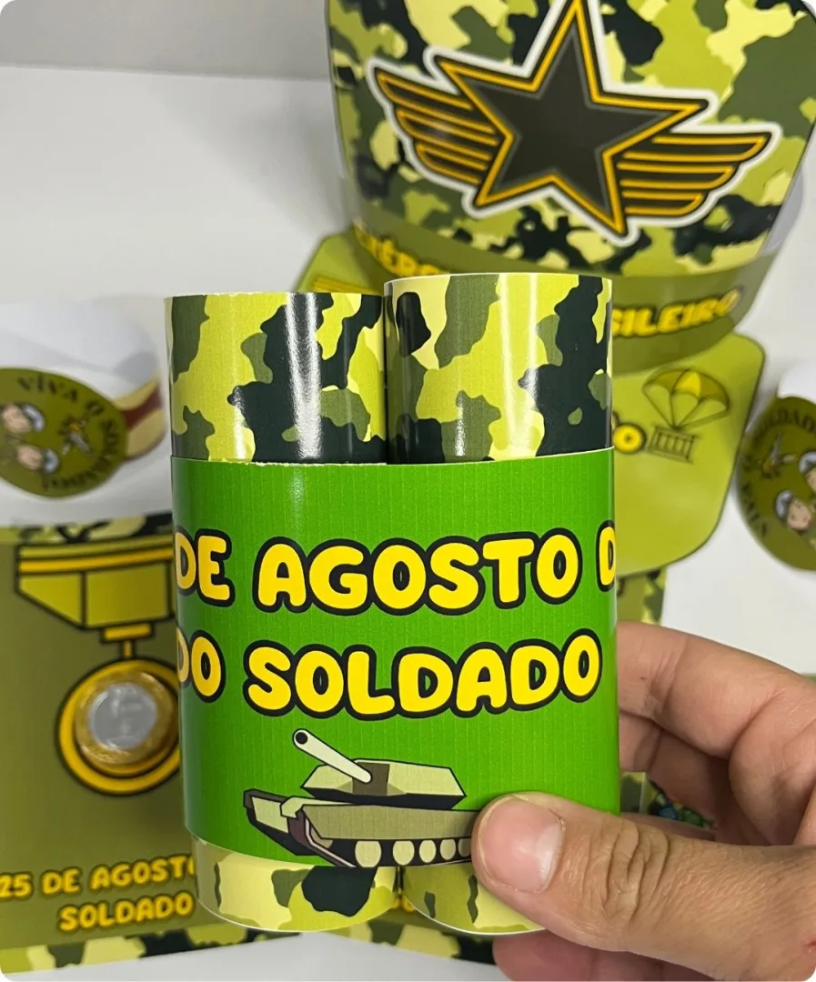 Lembrancinha Dia do Soldado para Imprimir PDF — imagem 2
