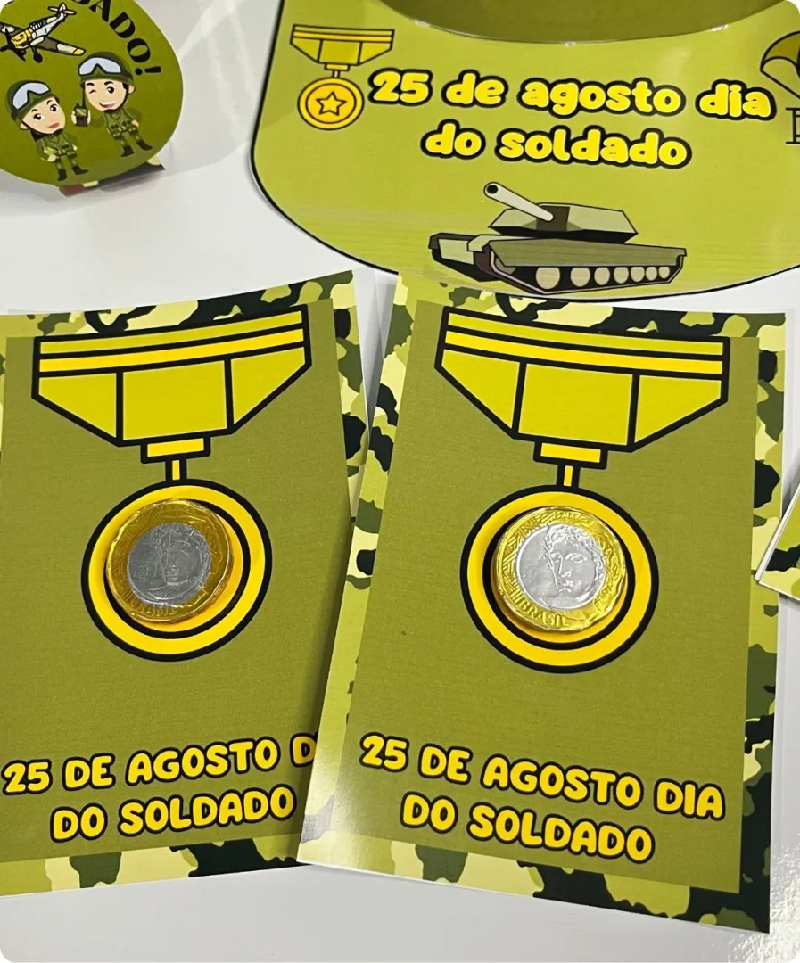 Lembrancinha Dia do Soldado para Imprimir PDF — imagem 4