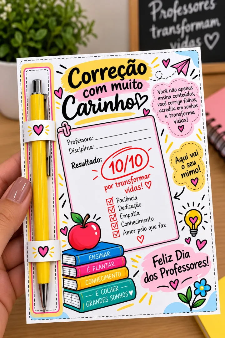 Lembrancinha Dia dos Professores para Imprimir — imagem 2