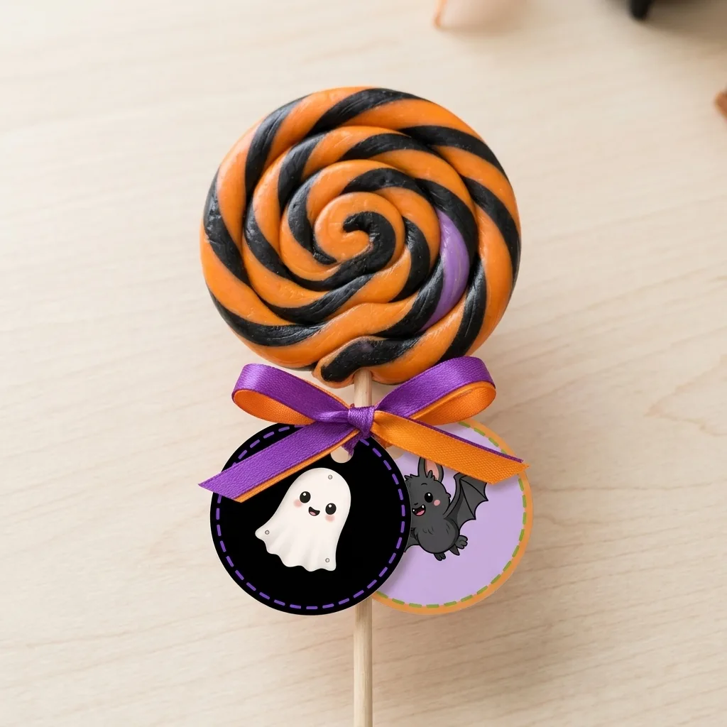 Lembrancinha Halloween -Tag Pirulitos Educação Infantil pdf — imagem 2