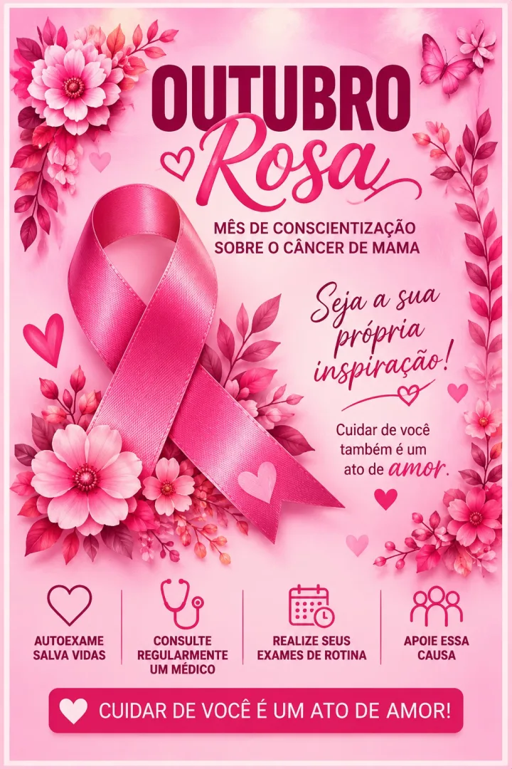Lembrancinha Outubro Rosa - Pirulito ou Bala - Educação Infantil - PDF — imagem 6