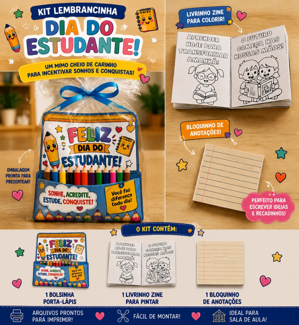 Lembrancinha Dia do Estudante - PDF — imagem 5