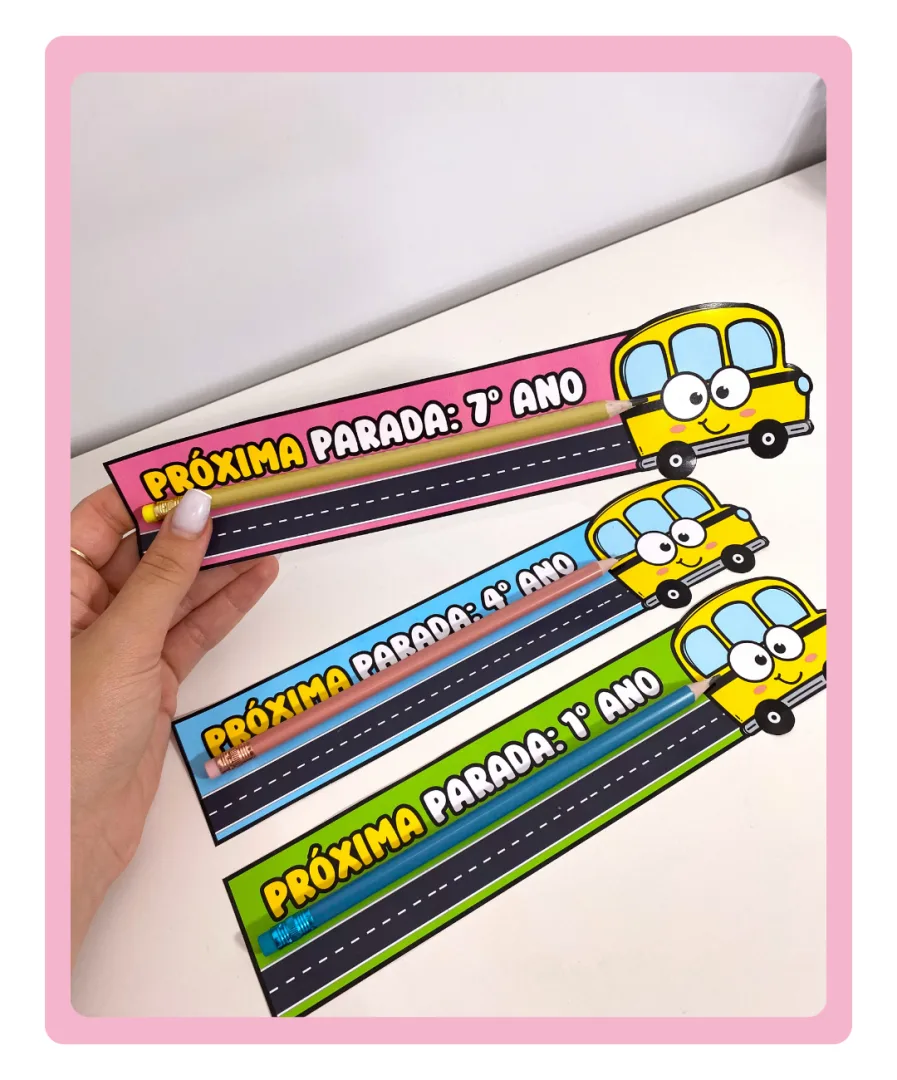 LEMBRANCINHA PRÓXIMA PARADA - 3 cores - 1º ao 9º ano — imagem 3