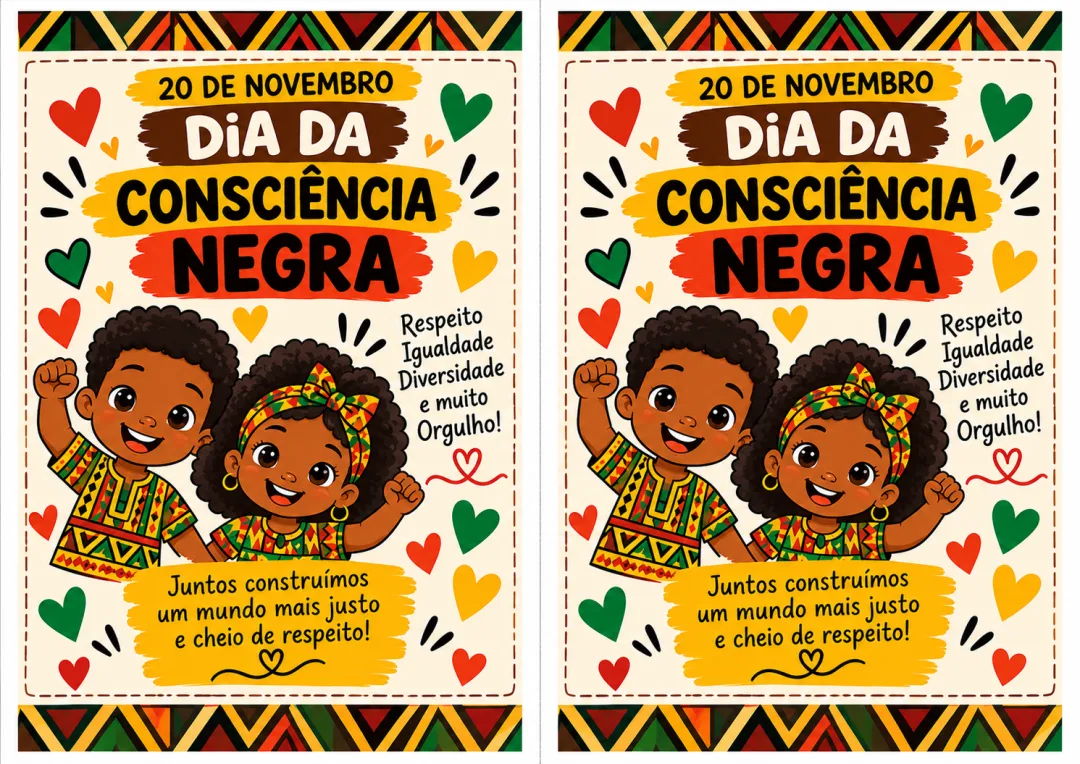Lembrancinha Sacolinha Consciência Negra PDF - Educação Infantil — imagem 3