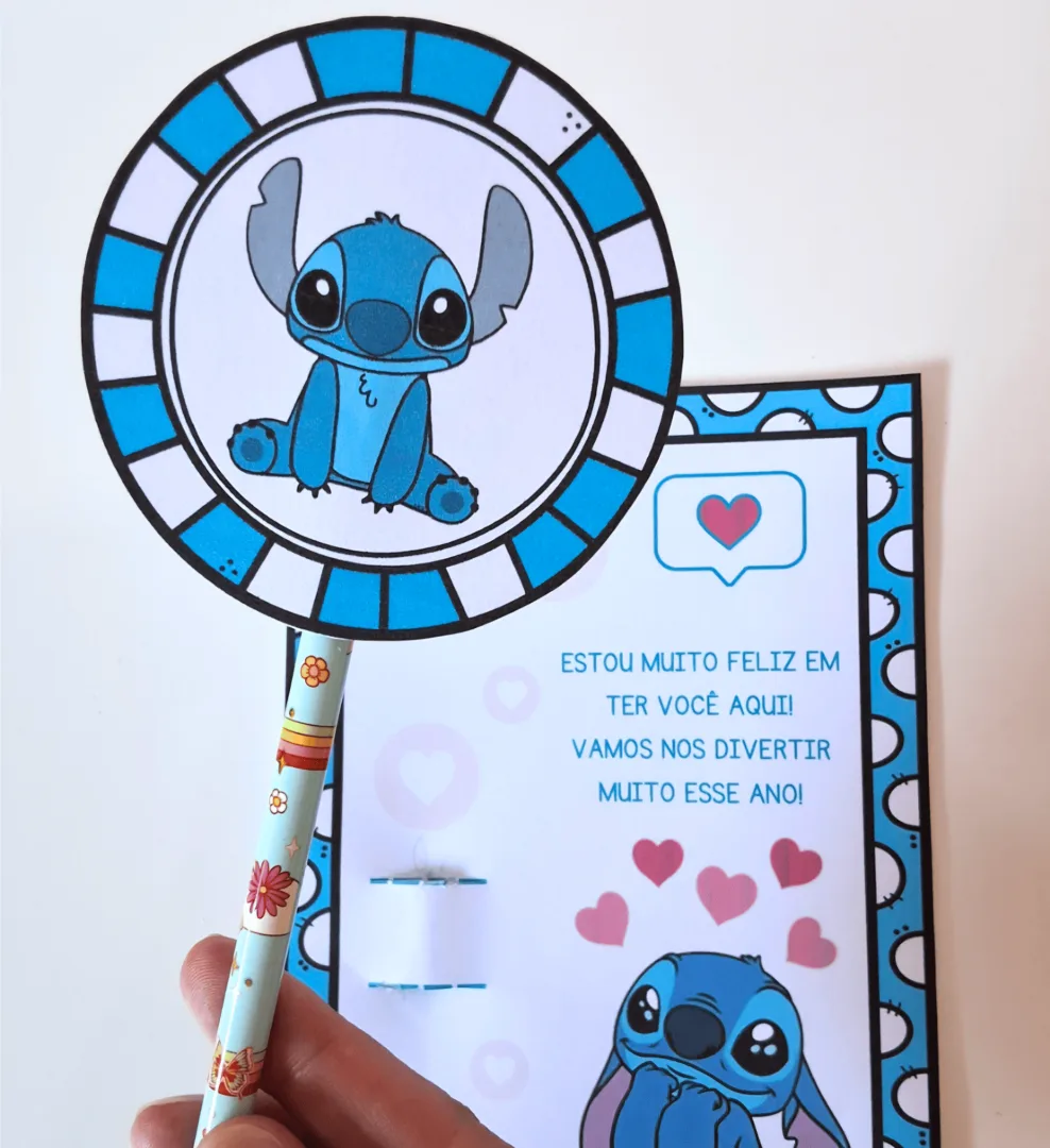 Lembrancinha Volta às Aulas - Stitch — imagem 2