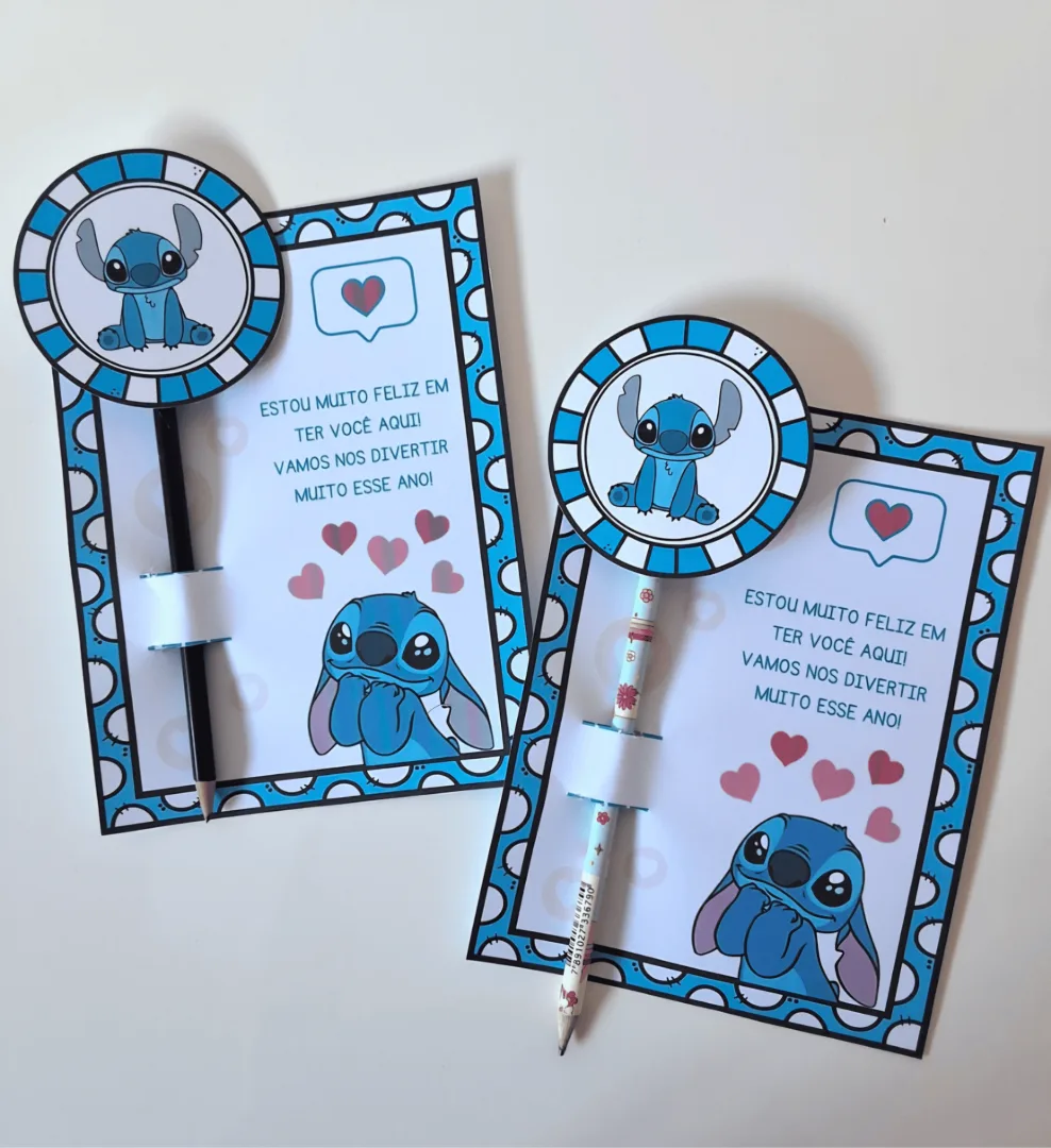 Lembrancinha Volta às Aulas - Stitch — imagem 6