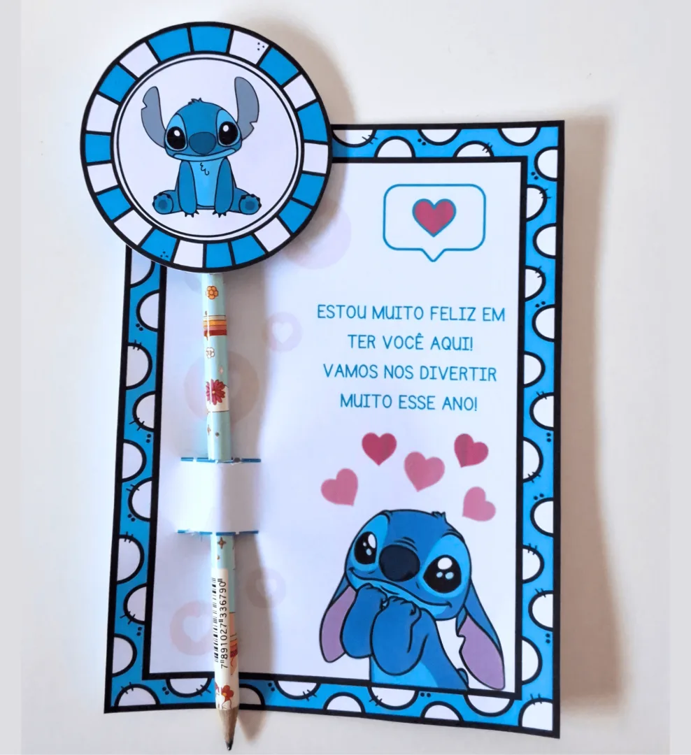 Lembrancinha Volta às Aulas - Stitch — imagem 7