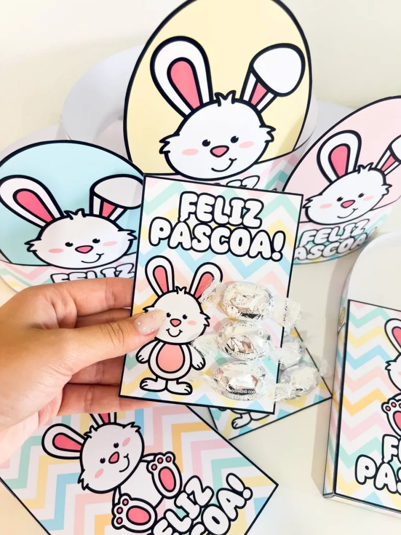 LEMBRANCINHAS DE PÁSCOA - COELHO — imagem 3