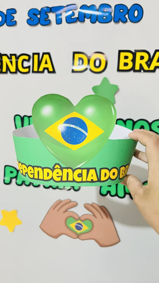 lembrancinhas dia Da Independência do Brasil e painel  — imagem 3