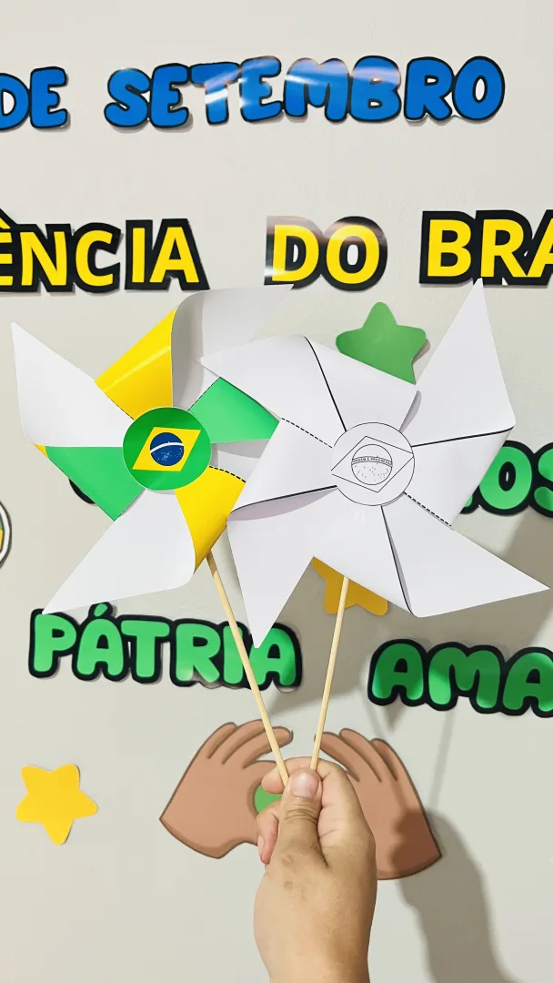lembrancinhas dia Da Independência do Brasil e painel  — imagem 5