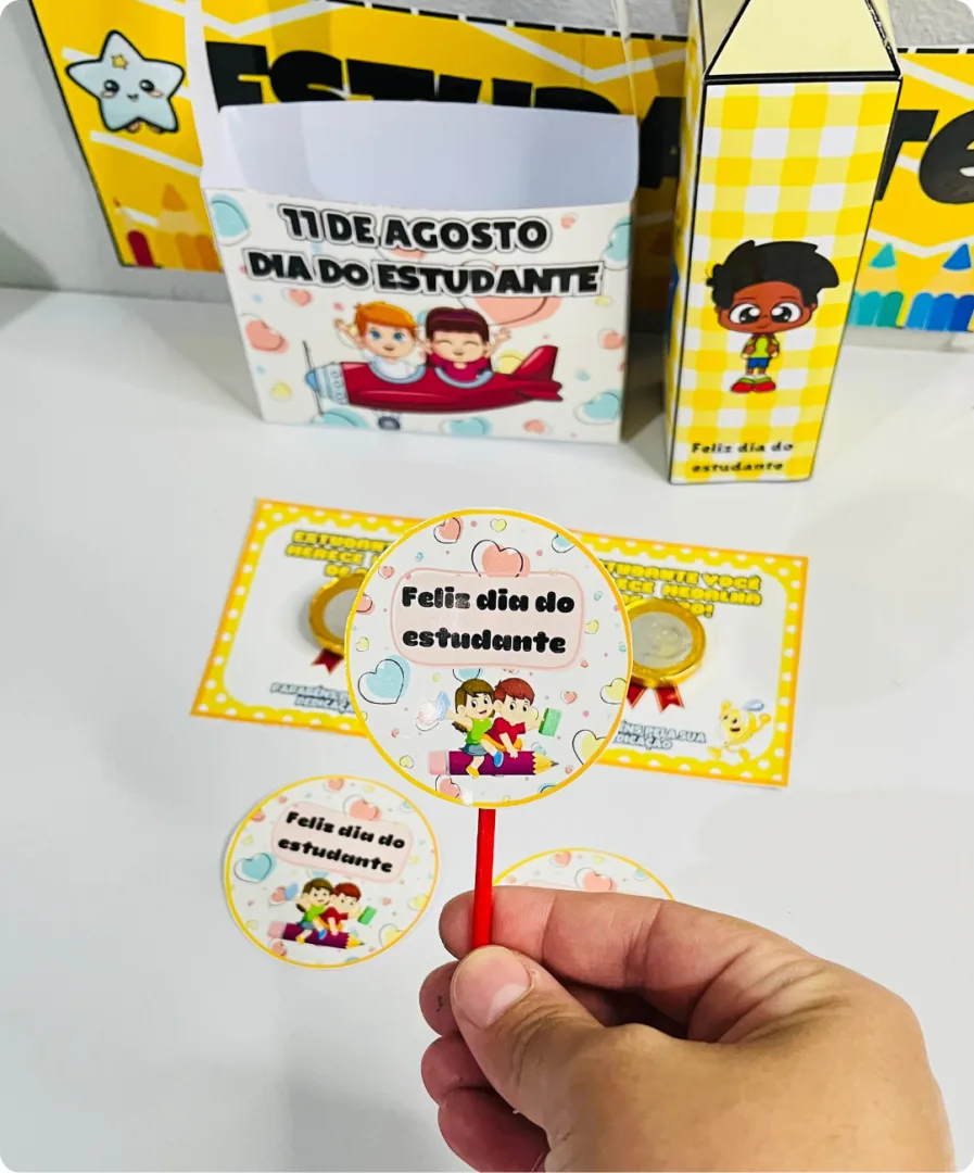 LEMBRANCINHAS DIA DO ESTUDANTE +MOLDURA PARA FOTOS — imagem 5