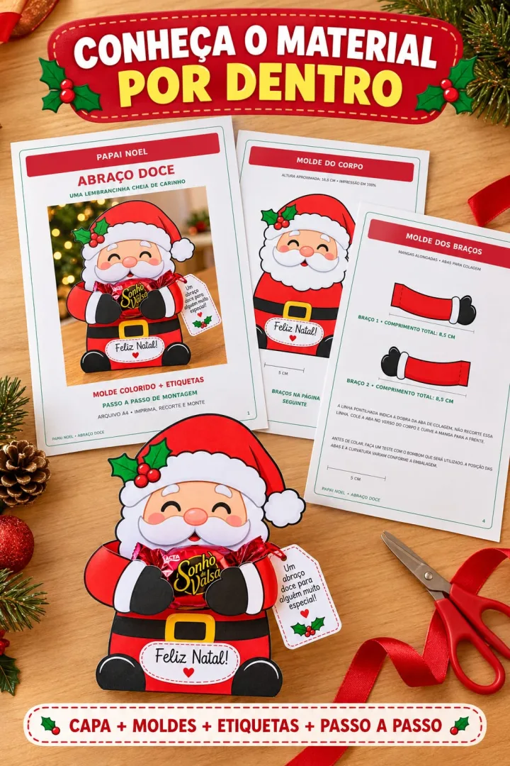 Lembrancinhas Escolares de Natal para Imprimir PDF - Educação infantil  — imagem 2