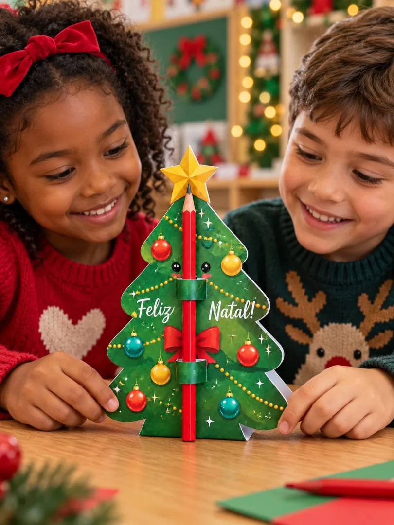 Lembrancinhas Escolares de Natal para Imprimir PDF - Educação infantil  — imagem 3