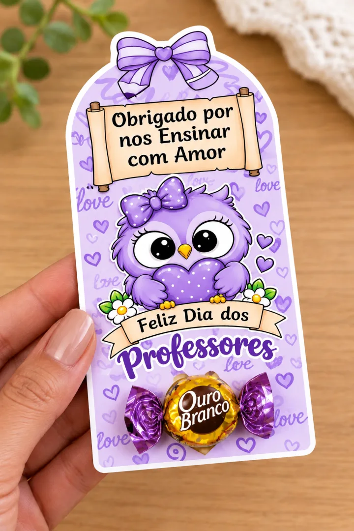 LEMBRANCINHAS ESPECIAIS – DIA DOS PROFESSORES! 🍬💖  Uma forma linda e carinhosa de homenagear quem ensina, inspira e tr — imagem 2