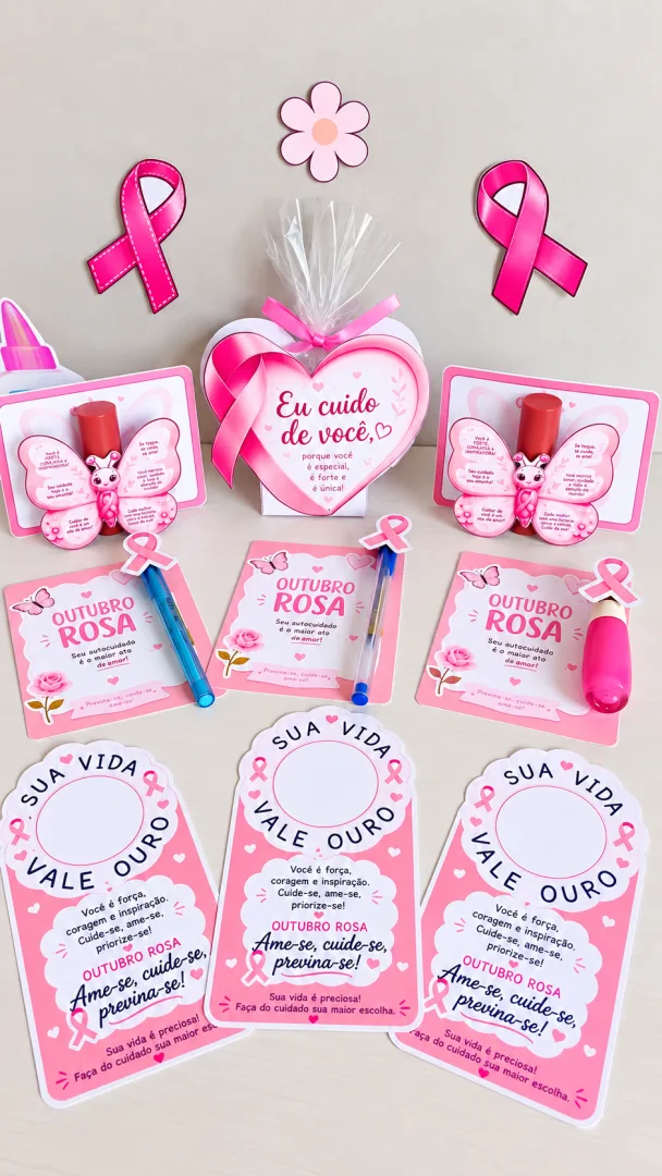 🌸 LEMBRANCINHAS OUTUBRO ROSA – PEQUENOS GESTOS, GRANDES SIGNIFICADOS! 💕 — imagem 4