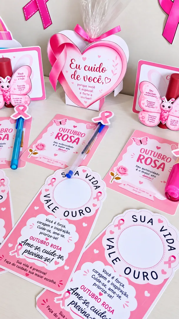 🌸 LEMBRANCINHAS OUTUBRO ROSA – PEQUENOS GESTOS, GRANDES SIGNIFICADOS! 💕 — imagem 5