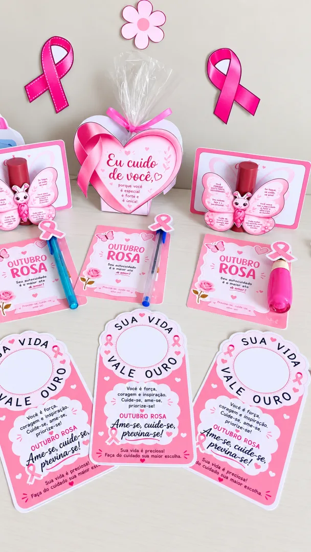 🌸 LEMBRANCINHAS OUTUBRO ROSA – PEQUENOS GESTOS, GRANDES SIGNIFICADOS! 💕 — imagem 6