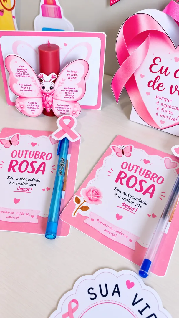 🌸 LEMBRANCINHAS OUTUBRO ROSA – PEQUENOS GESTOS, GRANDES SIGNIFICADOS! 💕 — imagem 2