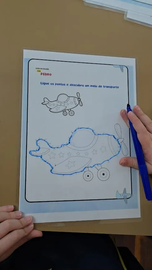 Atividades Ligar os Pontos - Meios de Transporte 4 a 7 anos PDF — imagem 3