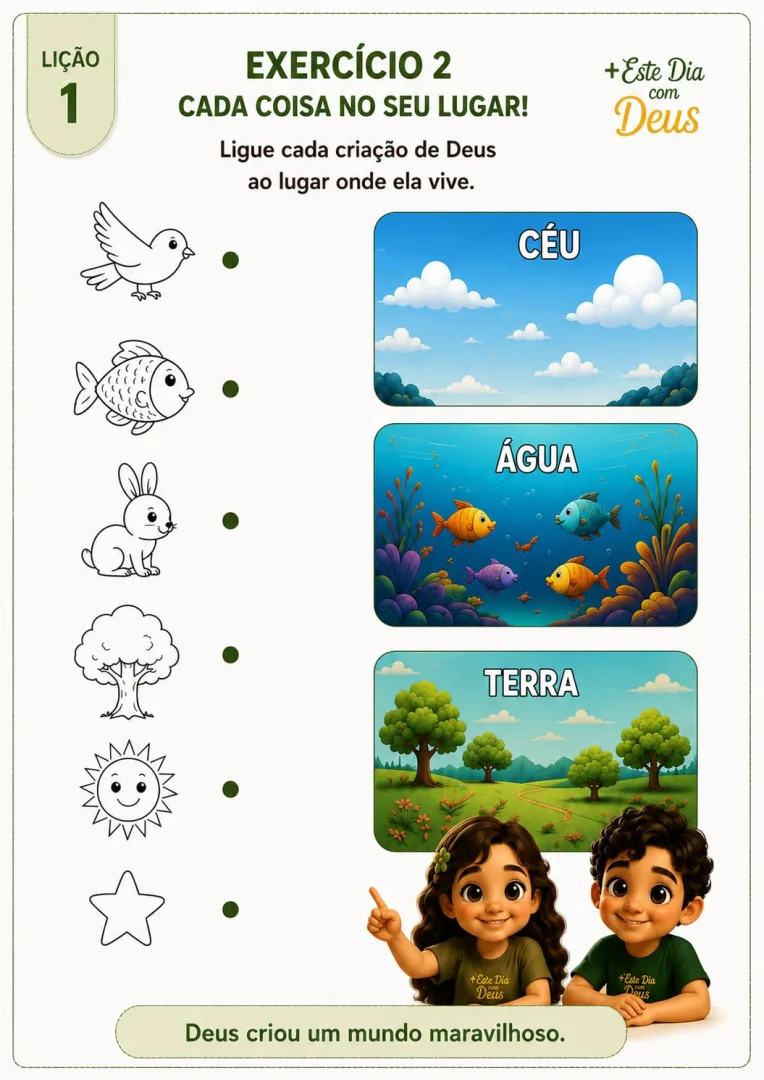 Série 1 - História da Criação - Educação Infantil - PDF — imagem 2