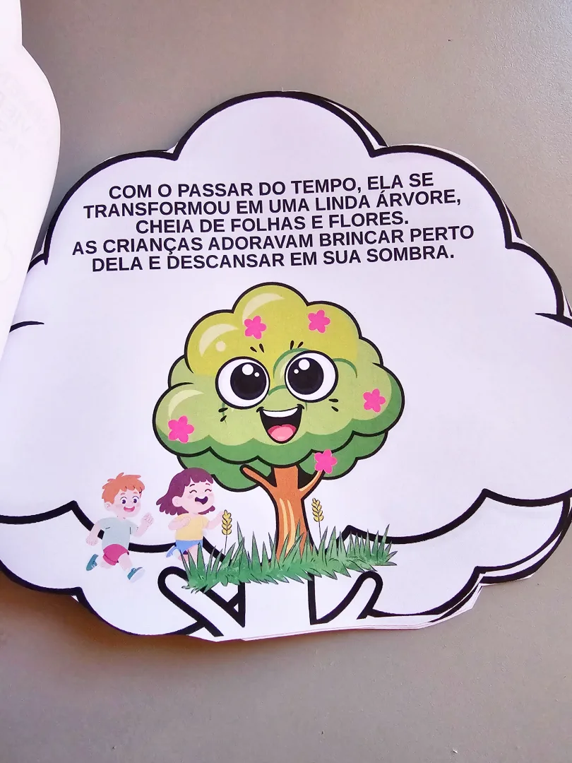 Livrinho A Árvore Amiga: História Infantil do Dia da Árvore — imagem 2