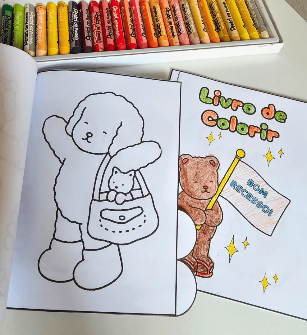 Livrinho de Colorir - Bom Recesso ( Bobbie Goods) — imagem 2