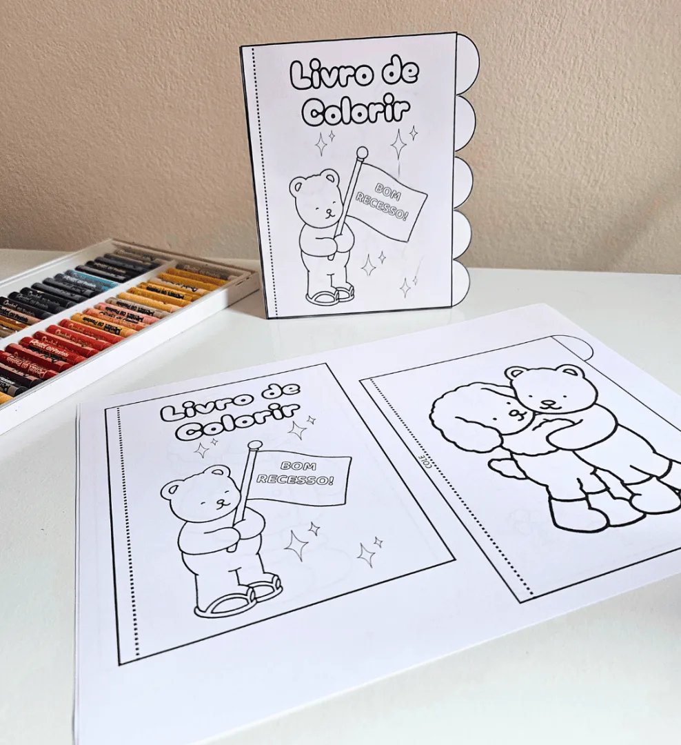 Livrinho de Colorir - Bom Recesso ( Bobbie Goods) — imagem 4