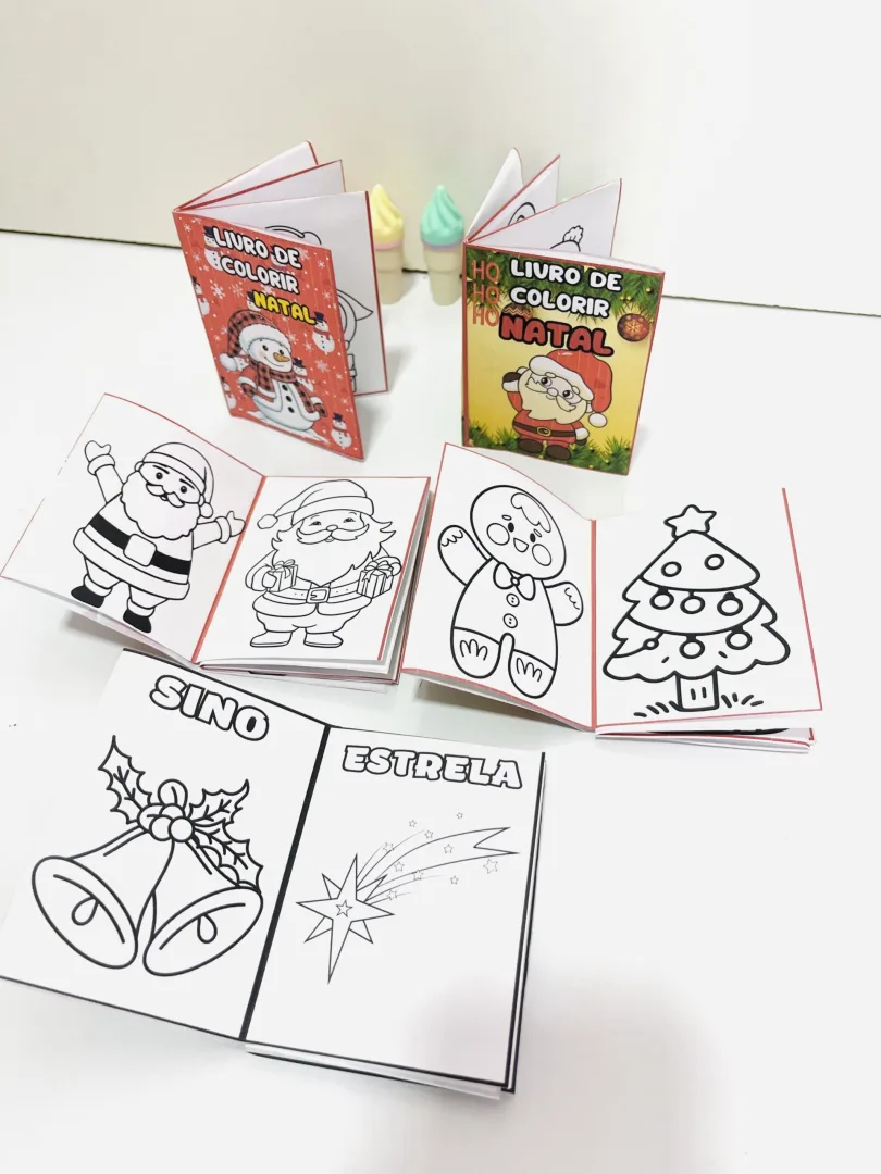 Livrinho de Colorir de Natal: Magia e Praticidade — imagem 3