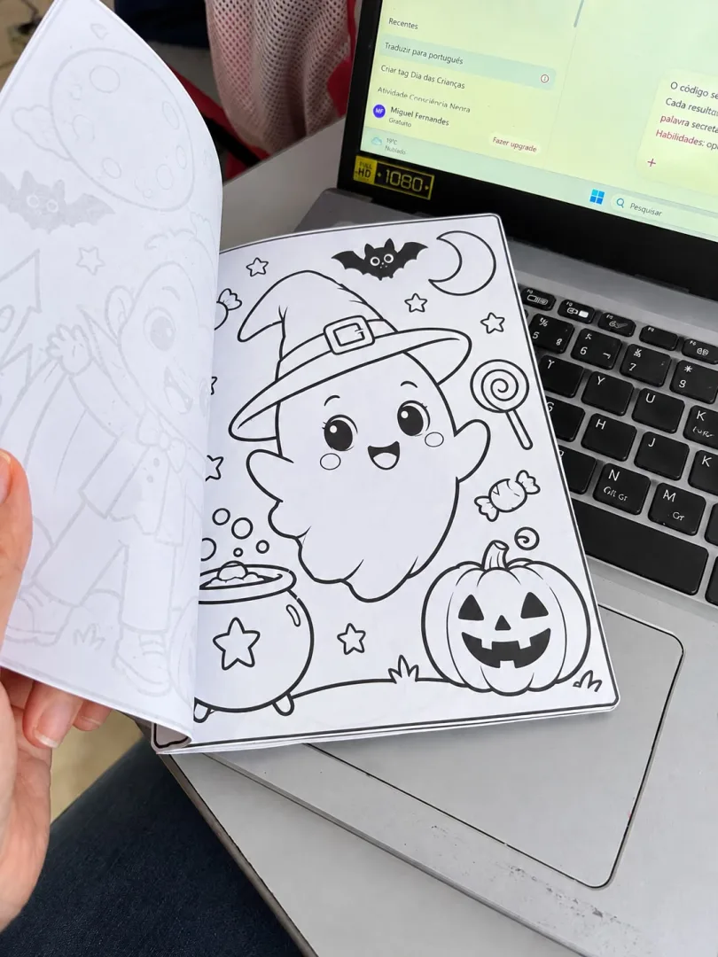 Livrinho de Colorir Halloween – Educação Infantil em PDF — imagem 2