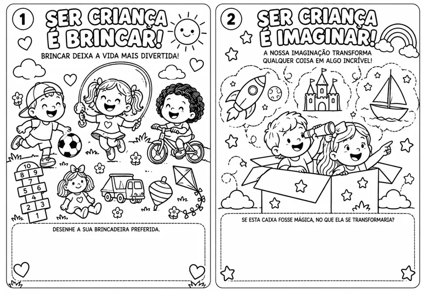 Livrinho Dia das Crianças – Educação Infantil e 1º/2º Ano em PDF — imagem 4