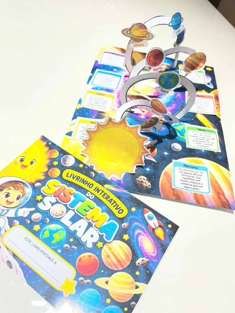 Livrinho Interativo do Sistema Solar - Ensino Fundamental- PDF — imagem 4