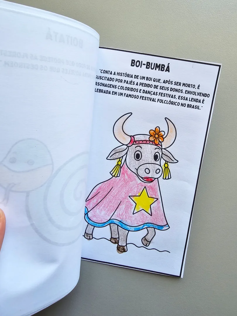 Livrinho Personagens Folclore — imagem 2