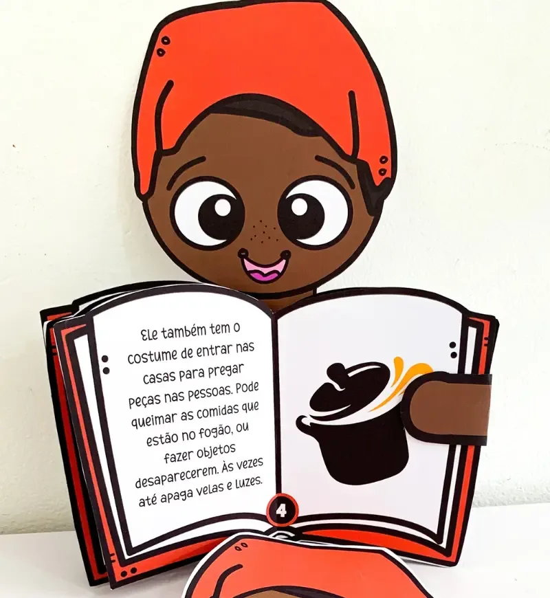 Livro 3D - A Lenda do Saci — imagem 4