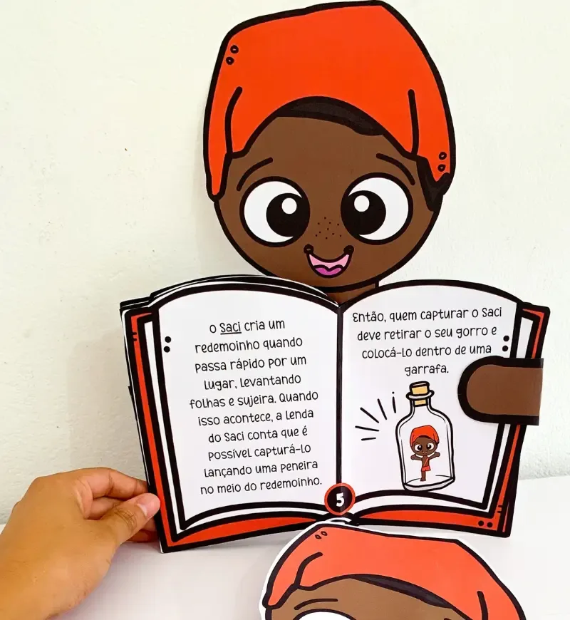 Livro 3D - A Lenda do Saci — imagem 5