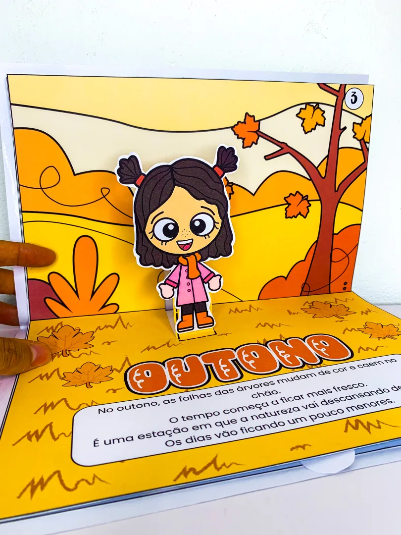 Livro 3D As Quatro Estações – Atividade para Educação Infantil — imagem 5