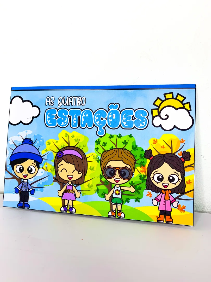 Livro 3D As Quatro Estações – Atividade para Educação Infantil — imagem 3
