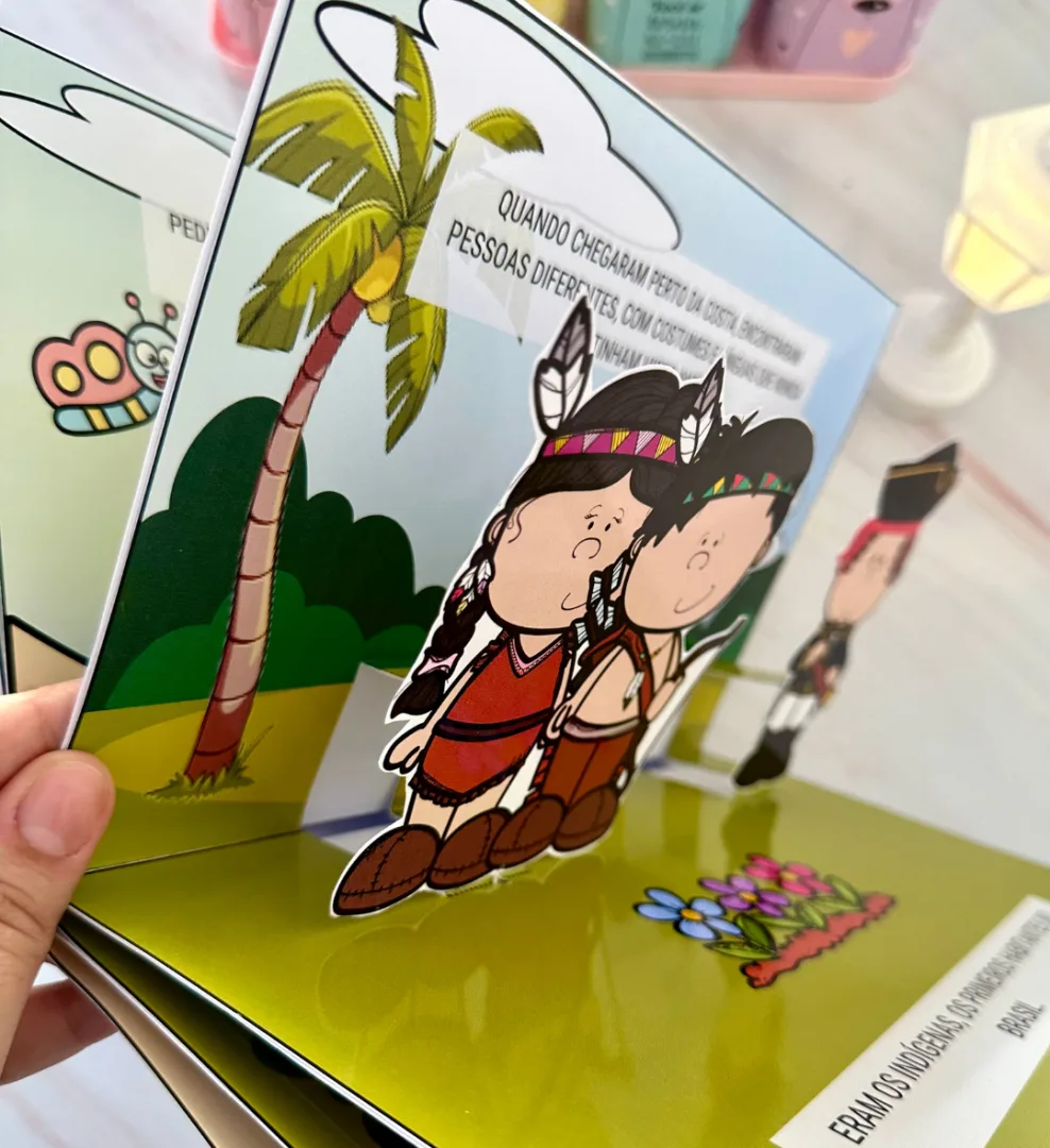 Livro 3D - Descobrimento do Brasil — imagem 4