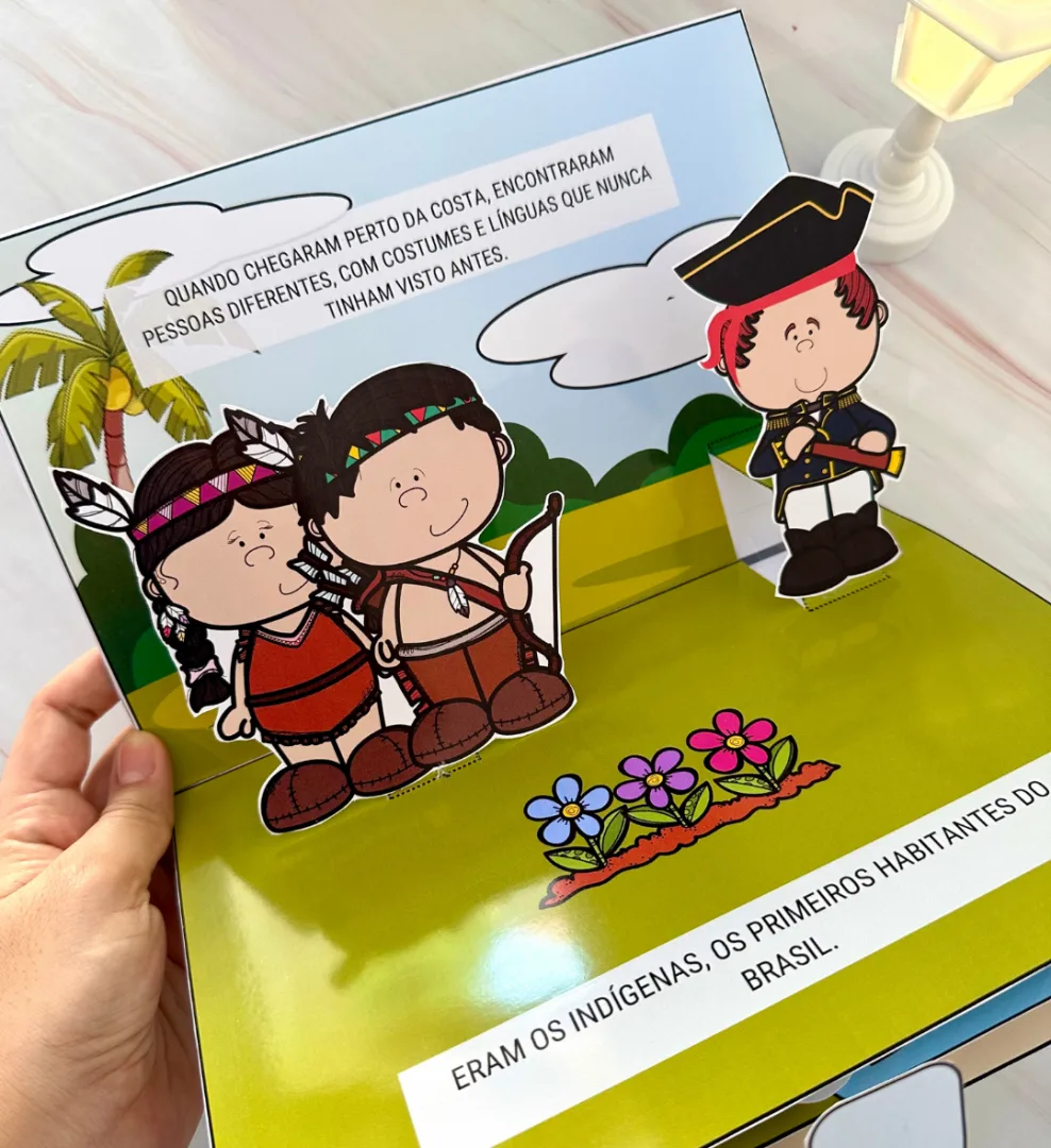 Livro 3D - Descobrimento do Brasil — imagem 6